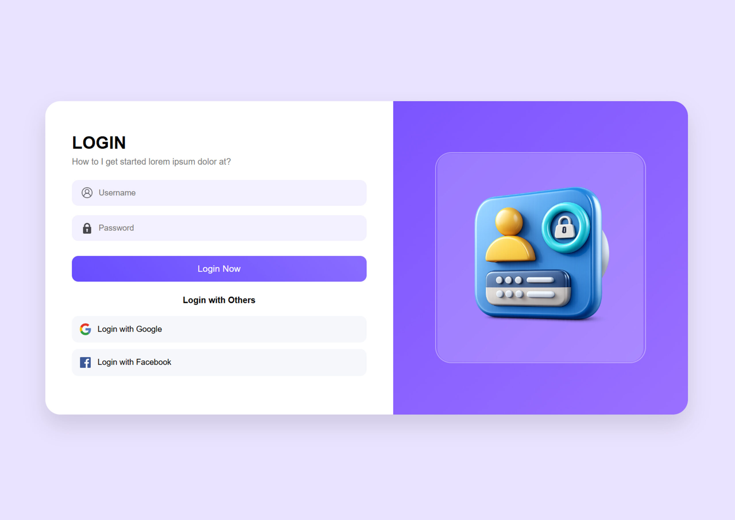 Modern Gradient Login Form UI Design (HTML, CSS, JavaScript) – Responsive & Clean