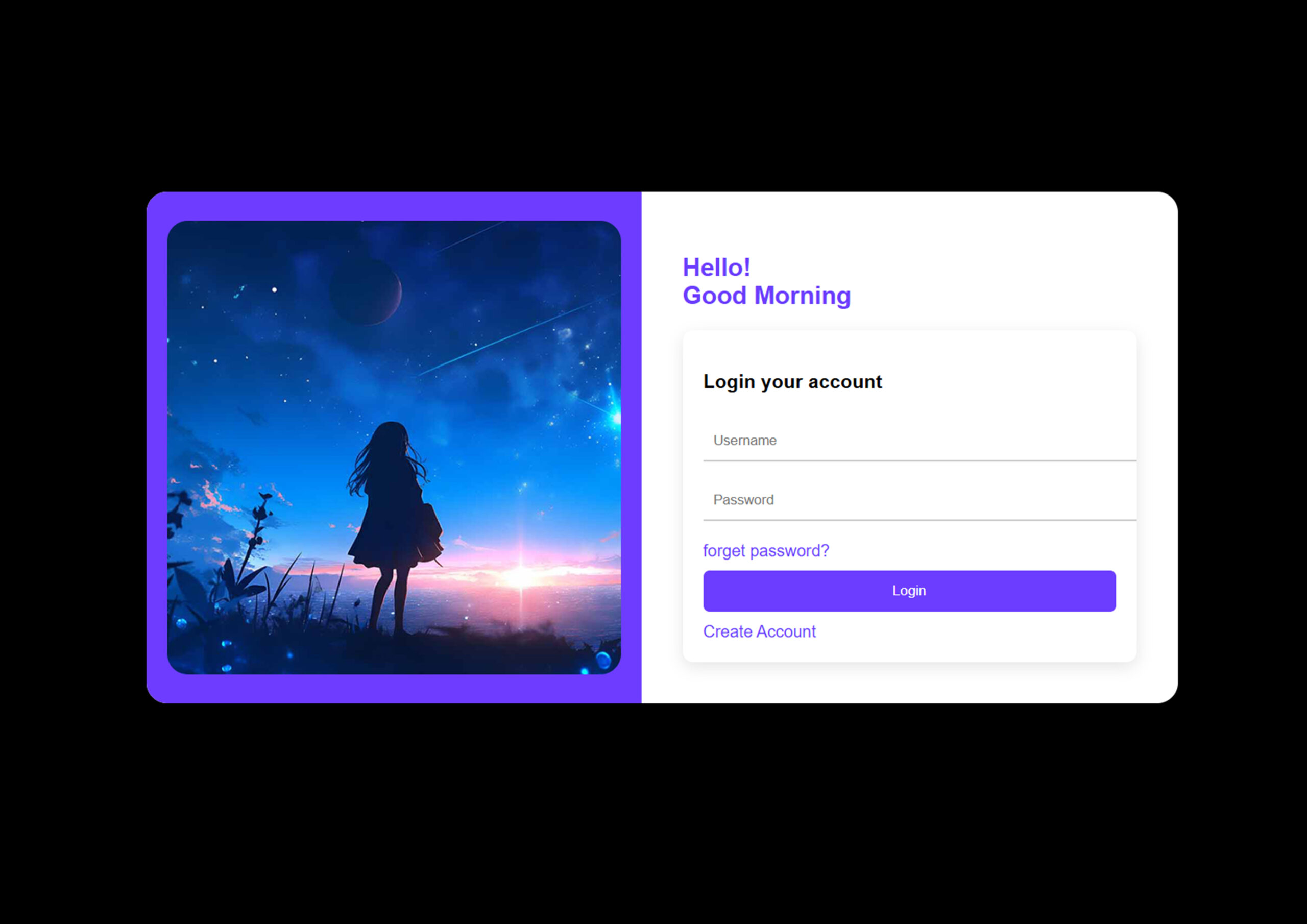 Modern Login Form UI Design with HTML CSS JavaScript | Responsive & Stylish