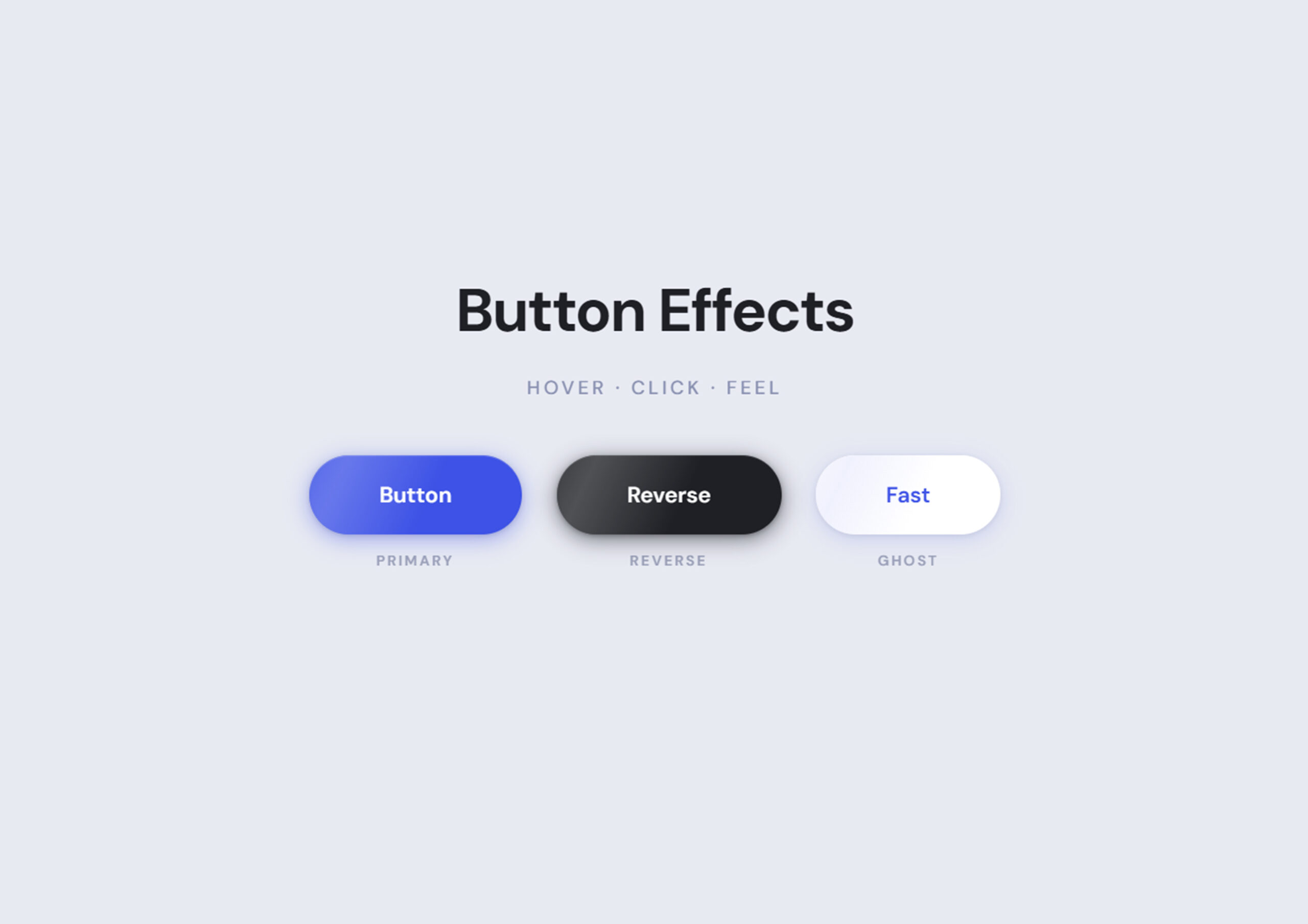 Modern Button Hover Effects with HTML CSS JavaScript – Free Download UI Kit