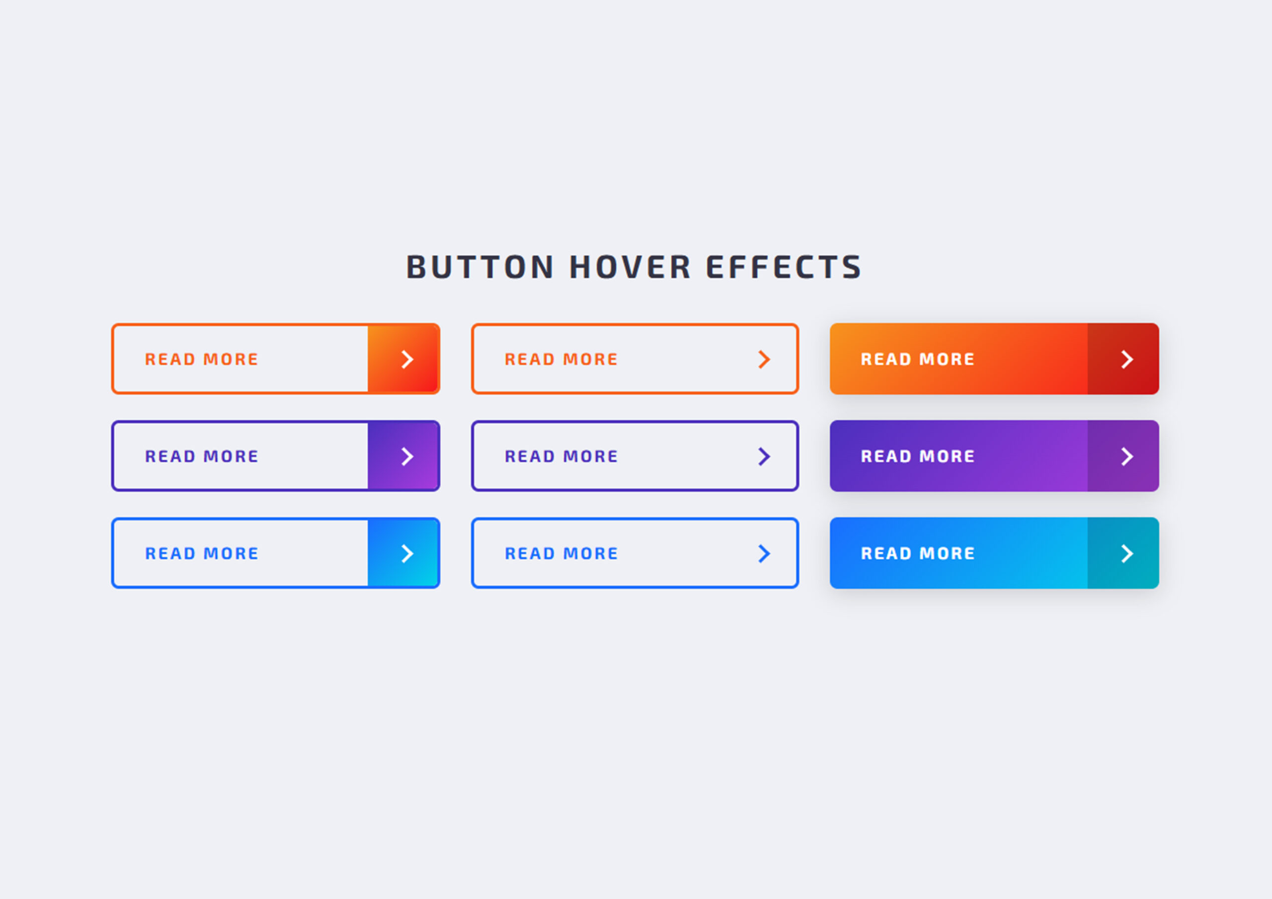 Modern Button Hover Effects with HTML CSS JavaScript | Free Download UI Kit