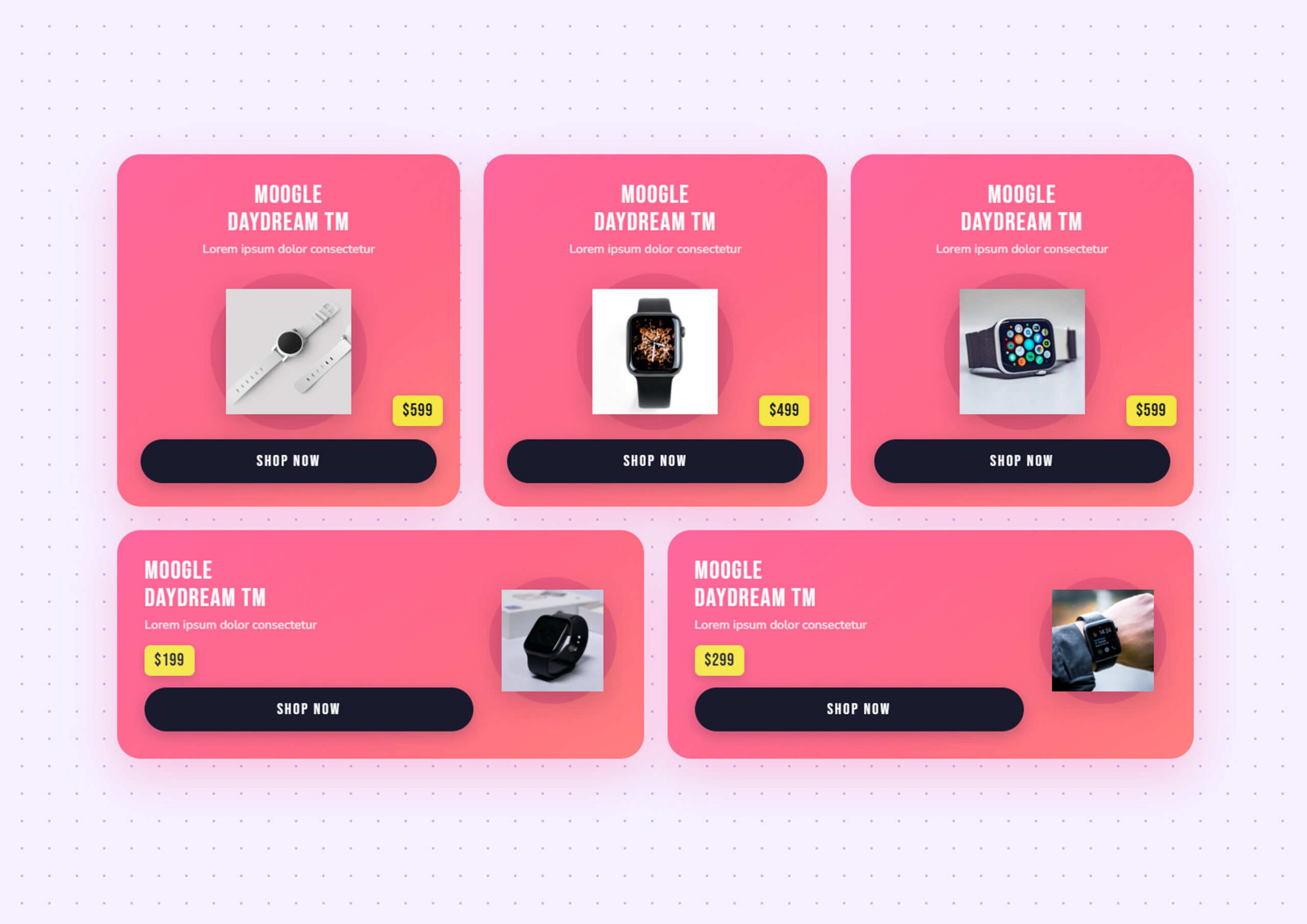 Modern eCommerce Product Cards UI (HTML CSS JS) – Responsive Design Free Code