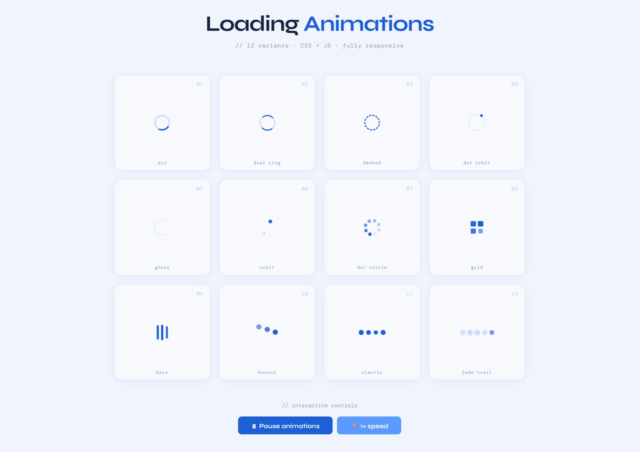 12 Creative Loading Animation Effects in HTML CSS JavaScript – Free Source Code
