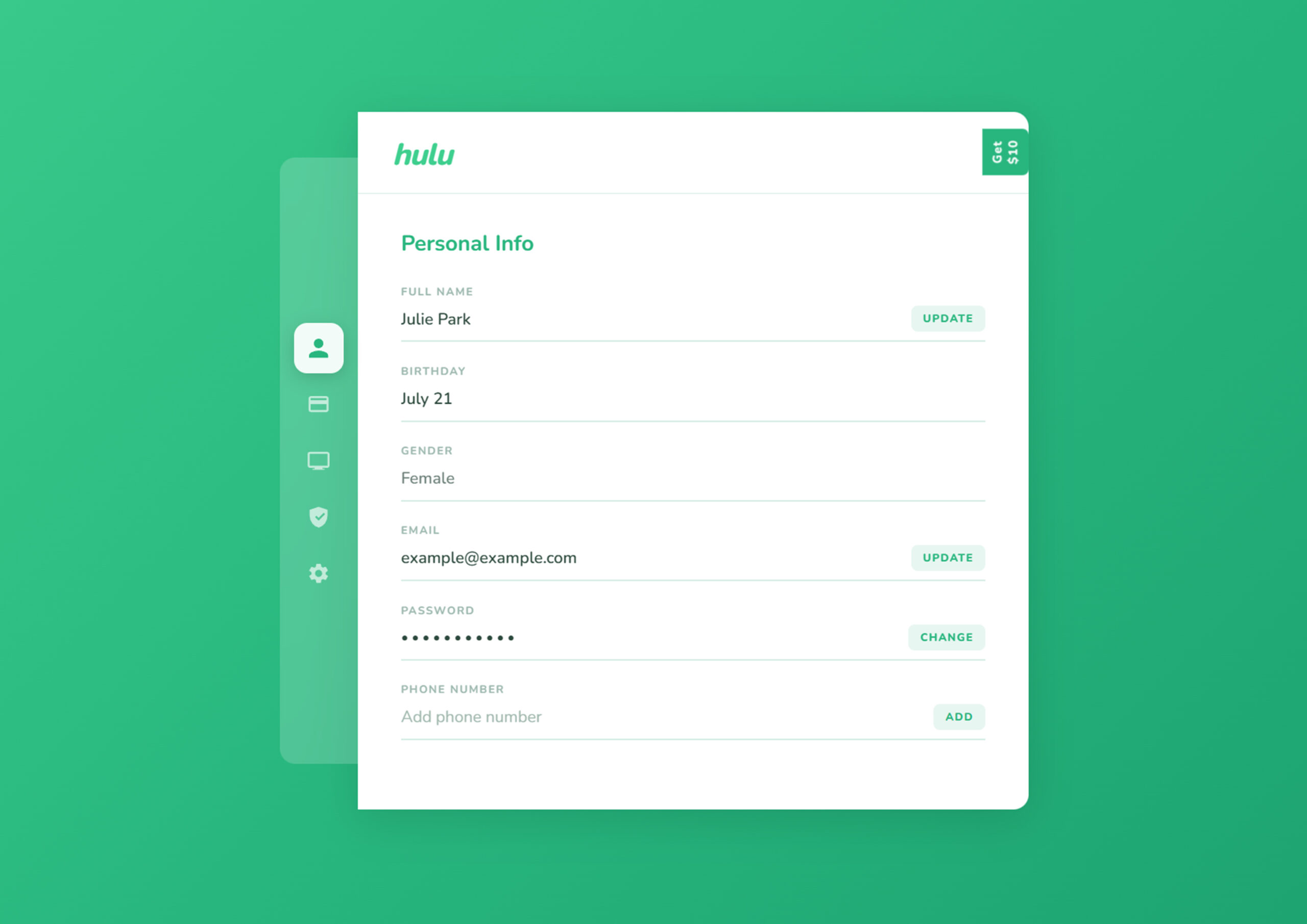 Free Responsive Tabs UI Design for User Profile Dashboard (HTML CSS JS)